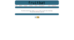 Desktop Screenshot of fruitbat.127001.org