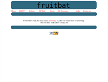 Tablet Screenshot of fruitbat.127001.org